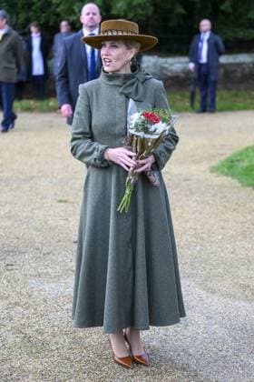 Members of the British Royal Family attend the Christmas Day service at Sandringham Featuring: Sophie Duchess of Edinburgh Where: Sandringham, Norfolk, United Kingdom When: 25 Dec 2023 Credit: Cover Images EDITORIAL USE ONLY. NOT FOR USE BY NEWSPAPERS BASED IN THE UK. Copyright: xx 53324727