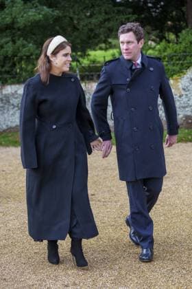 Members of the British Royal Family attend the Christmas Day service at Sandringham Featuring: Princess Eugenie, Jack Brooksbank Where: Sandringham, Norfolk, United Kingdom When: 25 Dec 2023 Credit: Cover Images EDITORIAL USE ONLY. NOT FOR USE BY NEWSPAPERS BASED IN THE UK. Copyright: xx 53324779