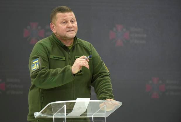 Ukraine Confirms Retreat To Outskirts Of Town Claimed By Moscow Commander-in-Chief of the Armed Forces of Ukraine, General Valerii Zaluzhnyi holds a press conference in Kyiv, capital of Ukraine, December 26, 2023. Ukraine s commander-in-chief said on Tuesday his forces had pulled back to the outskirts of the town of Maryinka, a day after Moscow claimed full control of the key town. Photo by Kaniuka Ruslan Ukrinform ABACAPRESS.COM Kyiv Ukraine  Copyright: xRuslanxKaniuka Ukrinform ABACAx