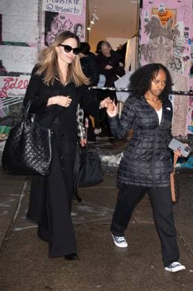 Angelina Jolie and her children visit her store Atelier Jolie in New York City Featuring: Angelina Jolie, Zahara Jolie-Pitt Where: New York, New York, United States When: 27 Dec 2023 Credit: Janet Mayer startraksphoto.com EDITORIAL USE ONLY. NOT FOR USE BY NEWSPAPERS BASED IN THE UK. Copyright: xx 53326608