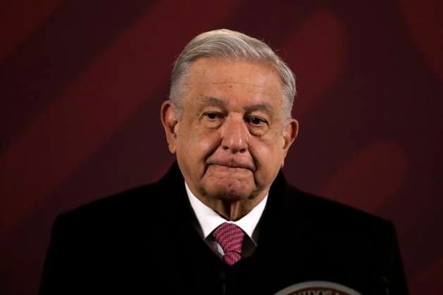 Andres Manuel Lopez Obrador, president of Mexico, announces the start of operations of the Mega Wellbeing Pharmacy December 29, 2023, Mexico City, Mexico: The President of Mexico, Andres Manuel Lopez Obrador announces the start of operations of the Mega Farmacia del Bienestar at the press conference at the National Palace in Mexico City. on December 29, 2023 in Mexico City, Mexico (Photo by Luis Barron Eyepix Group). Copyright: xLuisxBarronx xEyepixxGroupx LB20231229_2