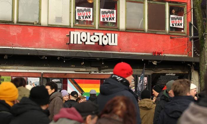 The Molotow music club at Nobistor 14 on the Reeperbahn St Pauli Hamburg