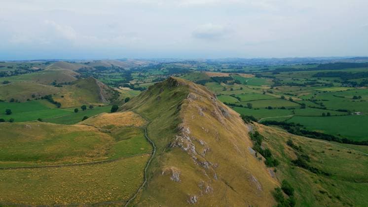 Chrome Hill and Parkhouse Hill at Peak district National Park - travel photography Chrome Hill and Parkhouse Hill at Peak district National Park - drone photography Copyright: xZoonar.com ÊrikxLattweinx 19083600