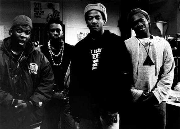 A Tribe Called Quest A Tribe Called Quest (L-R) Phife Dawg, Ali Shaheed Muhammad, Q-Tip, Jarobi White At the shooting of the video for I Left My Wallet in El Segundo , Credit:Robin Kaplan Avalon  Copyright: xRobinxKaplanx xAvalonx 0527080702