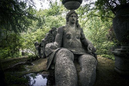 The Sacro Bosco park and garden in Bomarzo, Viterbo, Lazio, Italy 1393726
