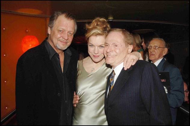 DAVID SOUL , JANINE DEE ET JERRY HERMAN - SOIREE ORGANISEE DANS LE CADRE DU FILAGE DE MACK AND MABEL A LONDRES The after show party at Cocoon Regent Street London following the press night of Mack & Mabel , at the Criterion Theatre. London. David Soul, Janie Dee, Jerry Herman Londres Royaume Uni  Copyright: xGOFFxINFx xBESTIMAGExGOFFxINFx xBESTIMAGEx