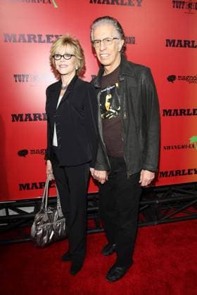 Jane Fonda and Richard Perry at the Los Angeles premiere of Marley held at the Arclight Cinema in Los Angeles 76462, LOS ANGELES, CALIFORNIA - Tuesday April 17, 2012. Jane Fonda and Richard Perry at the Los Angeles Premiere of Marley , a film by Kevin MacDonald, at The Arclight Cinema in Hollywood. USA, UK, AUSTRALIA, FRANCE ONLY , Credit:RevolutionPix, PacificCoastNews.com Avalon USA, Los Angeles Copyright: xRevolutionPix,xPacificCoastNews.comx xAvalonx 0527586738
