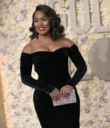 Actress Angela Bassett arrives for the 81st annual Golden Globe Awards at the Beverly Hilton in Beverly Hills, California on Sunday, January 7, 2024.  LAP202401070037 CHRISxCHEW