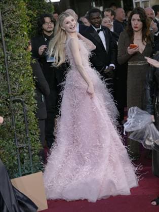 Actress Dylan Mulvaney arrives for the 81st annual Golden Globe Awards at the Beverly Hilton in Beverly Hills, California on Sunday, January 7, 2024.  LAP202401070077 CHRISxCHEW