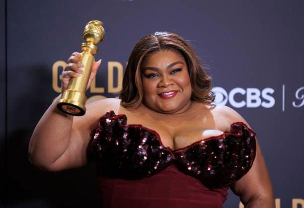 January 7, 2024, Beverly Hills, California, USA: Da Vine Joy Randolph in the press room of the 81st Annual Golden Globe Awards on Sunday January 7, 2024 at the The Beverly Hilton Hotel in Beverly Hills, California. ARIANA RUIZ PI Beverly Hills USA - ZUMAp124 20240107_zaa_p124_003 Copyright: xArianaxRuizx