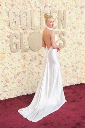 RECORD DATE NOT STATED Julia Schlaepfer at arrivals, 81st Annual Golden Globe Awards, Beverly Hilton Hotel, Beverly Hills, CA, United States, January 7, 2024. (Photo by: Elizabeth Goodenough Everett Collection) PUBLICATIONXNOTxINxCANxCHNxFRAxITAxJPNxNORxPOLxRUSxESPxUKxUSA