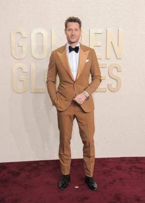RECORD DATE NOT STATED Justin Hartley at arrivals, 81st Annual Golden Globe Awards, Beverly Hilton Hotel, Beverly Hills, CA, United States, January 7, 2024. (Photo by: Elizabeth Goodenough Everett Collection) PUBLICATIONXNOTxINxCANxCHNxFRAxITAxJPNxNORxPOLxRUSxESPxUKxUSA