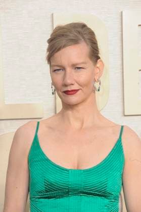 RECORD DATE NOT STATED Sandra HÃ¼ller at arrivals, 81st Annual Golden Globe Awards, Beverly Hilton Hotel, Beverly Hills, CA, United States, January 7, 2024. (Photo by: Elizabeth Goodenough Everett Collection) PUBLICATIONXNOTxINxCANxCHNxFRAxITAxJPNxNORxPOLxRUSxESPxUKxUSA