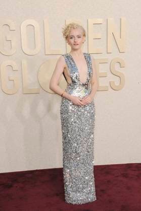 RECORD DATE NOT STATED Julia Garner at arrivals, 81st Annual Golden Globe Awards, Beverly Hilton Hotel, Beverly Hills, CA, United States, January 7, 2024. (Photo by: Elizabeth Goodenough Everett Collection) PUBLICATIONXNOTxINxCANxCHNxFRAxITAxJPNxNORxPOLxRUSxESPxUKxUSA