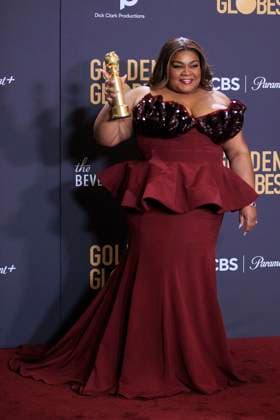 January 7, 2024, Beverly Hills, California, USA: Da Vine Joy Randolph in the press room of the 81st Annual Golden Globe Awards on Sunday January 7, 2024 at the The Beverly Hilton Hotel in Beverly Hills, California. ARIANA RUIZ PI Beverly Hills USA - ZUMAp124 20240107_zaa_p124_004 Copyright: xArianaxRuizx