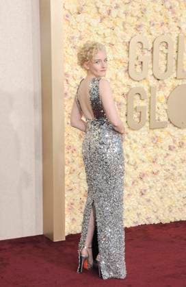 RECORD DATE NOT STATED Julia Garner at arrivals, 81st Annual Golden Globe Awards, Beverly Hilton Hotel, Beverly Hills, CA, United States, January 7, 2024. (Photo by: Elizabeth Goodenough Everett Collection) PUBLICATIONXNOTxINxCANxCHNxFRAxITAxJPNxNORxPOLxRUSxESPxUKxUSA