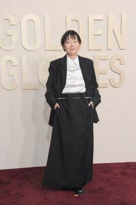 RECORD DATE NOT STATED Celine Song at arrivals, 81st Annual Golden Globe Awards, Beverly Hilton Hotel, Beverly Hills, CA, United States, January 7, 2024. (Photo by: Elizabeth Goodenough Everett Collection) PUBLICATIONXNOTxINxCANxCHNxFRAxITAxJPNxNORxPOLxRUSxESPxUKxUSA