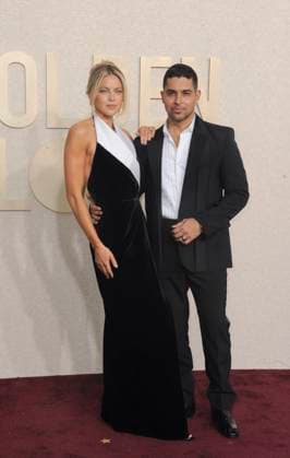 RECORD DATE NOT STATED Amanda Pacheco, Wilmer Valderrama at arrivals, 81st Annual Golden Globe Awards, Beverly Hilton Hotel, Beverly Hills, CA, United States, January 7, 2024. (Photo by: Elizabeth Goodenough Everett Collection) PUBLICATIONXNOTxINxCANxCHNxFRAxITAxJPNxNORxPOLxRUSxESPxUKxUSA