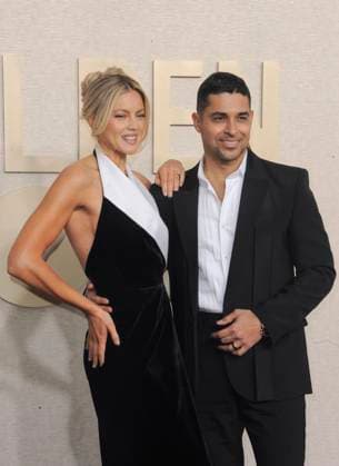 RECORD DATE NOT STATED Amanda Pacheco, Wilmer Valderrama at arrivals, 81st Annual Golden Globe Awards, Beverly Hilton Hotel, Beverly Hills, CA, United States, January 7, 2024. (Photo by: Elizabeth Goodenough Everett Collection) PUBLICATIONXNOTxINxCANxCHNxFRAxITAxJPNxNORxPOLxRUSxESPxUKxUSA