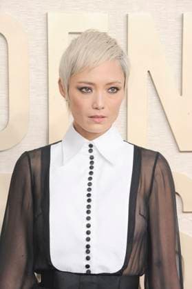 RECORD DATE NOT STATED Pom Klementieff at arrivals, 81st Annual Golden Globe Awards, Beverly Hilton Hotel, Beverly Hills, CA, United States, January 7, 2024. (Photo by: Elizabeth Goodenough Everett Collection) PUBLICATIONXNOTxINxCANxCHNxFRAxITAxJPNxNORxPOLxRUSxESPxUKxUSA