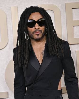 Lenny Kravitz arrives for the 81st annual Golden Globe Awards at the Beverly Hilton in Beverly Hills, California on Sunday, January 7, 2024.  LAP202401070154 CHRISxCHEW