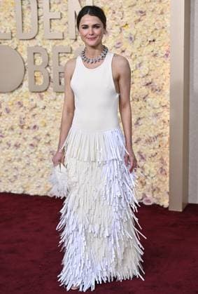 Actress Keri Russell arrives for the 81st annual Golden Globe Awards at the Beverly Hilton in Beverly Hills, California on Sunday, January 7, 2024.  LAP202401070177 CHRISxCHEW