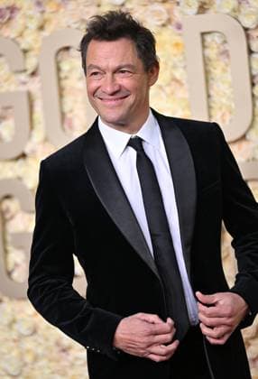 Actor Dominic West arrives for the 81st annual Golden Globe Awards at the Beverly Hilton in Beverly Hills, California on Sunday, January 7, 2024.  LAP202401070179 CHRISxCHEW