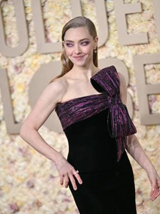 Actress Amanda Seyfried arrives for the 81st annual Golden Globe Awards at the Beverly Hilton in Beverly Hills, California on Sunday, January 7, 2024.  LAP202401070186 CHRISxCHEW