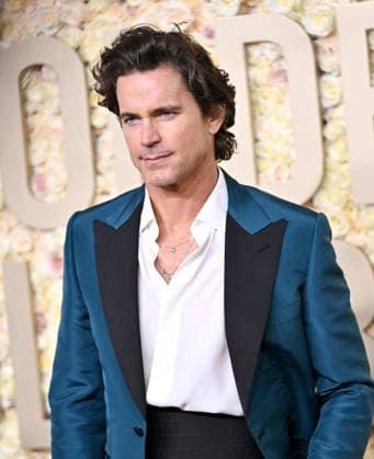 Actor Matt Bomer arrives for the 81st annual Golden Globe Awards at the Beverly Hilton in Beverly Hills, California on Sunday, January 7, 2024.  LAP202401070191 CHRISxCHEW