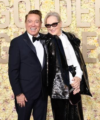 January 7, 2024, Beverly Hills, CA, USA: Kevin Huvane, Meryl Streep attend the 81st Annual Golden Globe Awards at The Beverly Hilton on January 07, 2024 in Beverly Hills, California. Beverly Hills USA - ZUMAs181 20240107_zea_s181_011 Copyright: xCxFlaniganx