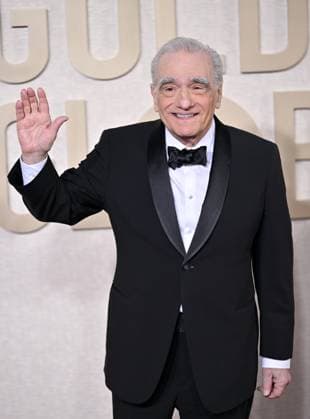 Martin Scorsese arrives for the 81st annual Golden Globe Awards at the Beverly Hilton in Beverly Hills, California on Sunday, January 7, 2024.  LAP202401070217 CHRISxCHEW