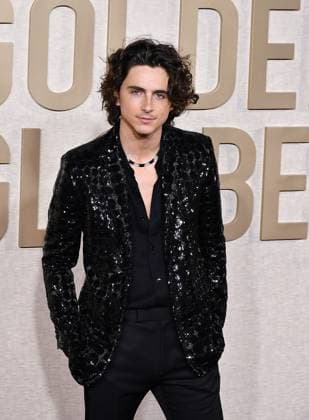 January 7, 2024, Beverly Hills, CA, USA: Timotho e Chalamet attends the 81st Annual Golden Globe Awards at The Beverly Hilton on January 07, 2024 in Beverly Hills, California. Beverly Hills USA - ZUMAs181 20240107_zea_s181_107 Copyright: xCxFlaniganx