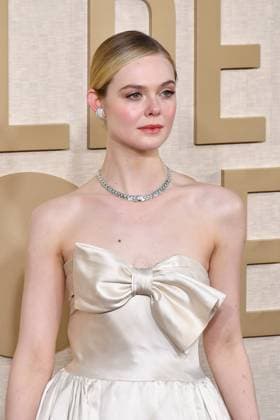 January 7, 2024, Beverly Hills, CA, USA: Elle Fanning attends the 81st Annual Golden Globe Awards at The Beverly Hilton on January 07, 2024 in Beverly Hills, California. Beverly Hills USA - ZUMAs181 20240107_zea_s181_110 Copyright: xCxFlaniganx