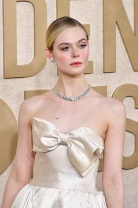 January 7, 2024, Beverly Hills, CA, USA: Elle Fanning attends the 81st Annual Golden Globe Awards at The Beverly Hilton on January 07, 2024 in Beverly Hills, California. Beverly Hills USA - ZUMAs181 20240107_zea_s181_112 Copyright: xCxFlaniganx