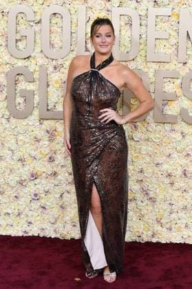January 7, 2024, Beverly Hills, CA, USA: Victoria Garrick Browne attends the 81st Annual Golden Globe Awards at The Beverly Hilton on January 07, 2024 in Beverly Hills, California. Beverly Hills USA - ZUMAs181 20240107_zea_s181_140 Copyright: xCxFlaniganx