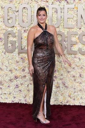 January 7, 2024, Beverly Hills, CA, USA: Victoria Garrick Browne attends the 81st Annual Golden Globe Awards at The Beverly Hilton on January 07, 2024 in Beverly Hills, California. Beverly Hills USA - ZUMAs181 20240107_zea_s181_142 Copyright: xCxFlaniganx