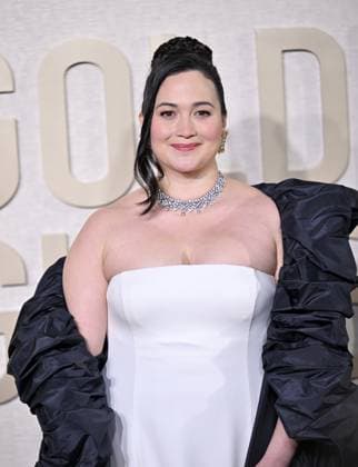 Actress Lily Gladstone arrives for the 81st annual Golden Globe Awards at the Beverly Hilton in Beverly Hills, California on Sunday, January 7, 2024.  LAP202401070240 CHRISxCHEW