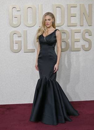 Actress Michelle Randolph arrives for the 81st annual Golden Globe Awards at the Beverly Hilton in Beverly Hills, California on Sunday, January 7, 2024.  LAP202401070272 CHRISxCHEW
