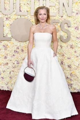 January 7, 2024, Beverly Hills, CA, USA: Gillian Anderson attends the 81st Annual Golden Globe Awards at The Beverly Hilton on January 07, 2024 in Beverly Hills, California. Beverly Hills USA - ZUMAs181 20240107_zea_s181_197 Copyright: xCxFlaniganx