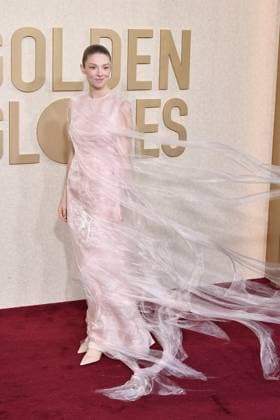 January 7, 2024, Beverly Hills, CA, USA: Hunter Schafer attends the 81st Annual Golden Globe Awards at The Beverly Hilton on January 07, 2024 in Beverly Hills, California. Beverly Hills USA - ZUMAs181 20240107_zea_s181_217 Copyright: xCxFlaniganx