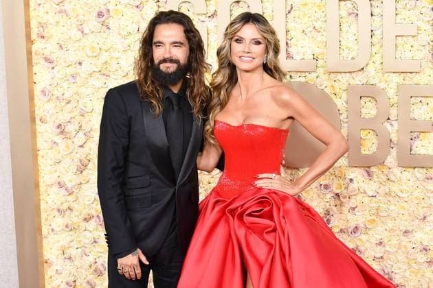 January 7, 2024, Beverly Hills, CA, USA: Heidi Klum, Tom Kaulitz attends the 81st Annual Golden Globe Awards at The Beverly Hilton on January 07, 2024 in Beverly Hills, California. Beverly Hills USA - ZUMAs181 20240107_zea_s181_235 Copyright: xCxFlaniganx