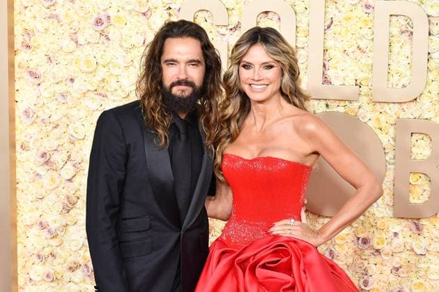 January 7, 2024, Beverly Hills, CA, USA: Heidi Klum, Tom Kaulitz attends the 81st Annual Golden Globe Awards at The Beverly Hilton on January 07, 2024 in Beverly Hills, California. Beverly Hills USA - ZUMAs181 20240107_zea_s181_237 Copyright: xCxFlaniganx