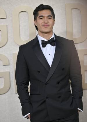 Actor Owen Han arrives for the 81st annual Golden Globe Awards at the Beverly Hilton in Beverly Hills, California on Sunday, January 7, 2024.  LAP202401070290 CHRISxCHEW