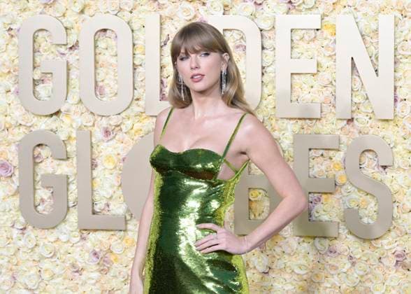 81st Annual Golden Globe Awards 07 January 2024 - Beverly Hills, California - Taylor Swift. 81st Annual Golden Globe Awards at The Beverly Hilton Hotel. Photo Credit: Billy Bennight AdMedia Beverly Hills California United States EDITORIAL USE ONLY  Copyright: xx BillyxBennightx admphotostwo870510