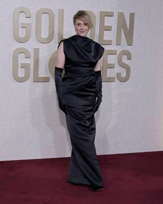 81st Annual Golden Globe Awards 07 January 2024 - Beverly Hills, California - Greta Gerwig. 81st Annual Golden Globe Awards at The Beverly Hilton Hotel. Photo Credit: Billy Bennight AdMedia Beverly Hills California United States EDITORIAL USE ONLY  Copyright: xx BillyxBennightx admphotostwo870521