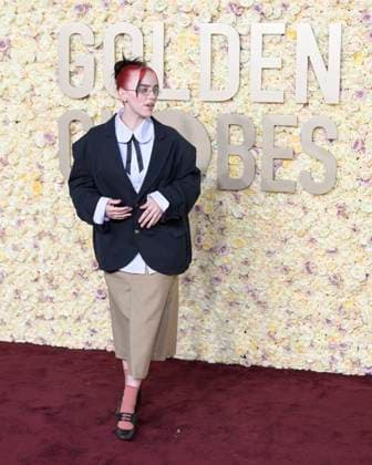 81st Annual Golden Globe Awards 07 January 2024 - Beverly Hills, California - Billie Eilish. 81st Annual Golden Globe Awards at The Beverly Hilton Hotel. Photo Credit: Billy Bennight AdMedia Beverly Hills California United States EDITORIAL USE ONLY  Copyright: xx BillyxBennightx admphotostwo870524