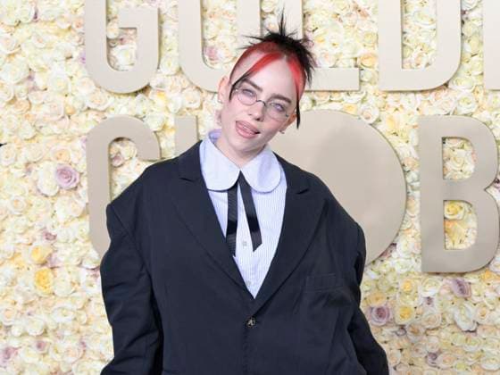 81st Annual Golden Globe Awards 07 January 2024 - Beverly Hills, California - Billie Eilish. 81st Annual Golden Globe Awards at The Beverly Hilton Hotel. Photo Credit: Billy Bennight AdMedia Beverly Hills California United States EDITORIAL USE ONLY  Copyright: xx BillyxBennightx admphotostwo870549