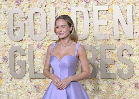 81st Annual Golden Globe Awards 07 January 2024 - Beverly Hills, California - Brie Larson. 81st Annual Golden Globe Awards at The Beverly Hilton Hotel. Photo Credit: Billy Bennight AdMedia Beverly Hills California United States EDITORIAL USE ONLY  Copyright: xx BillyxBennightx admphotostwo870568