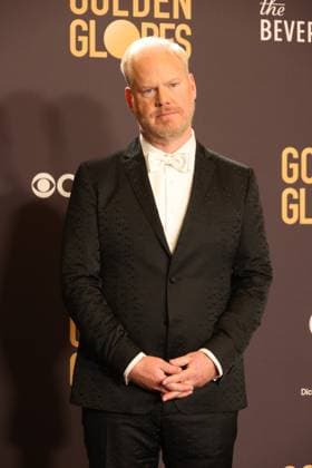 January 7, 2024, Beverly Hills, CA, USA: Jim Gaffigan poses in the press room during the 81st Annual Golden Globe Awards at The Beverly Hilton on January 07, 2024 in Beverly Hills, California. Beverly Hills USA - ZUMAs181 20240107_zea_s181_290 Copyright: xCraSHx
