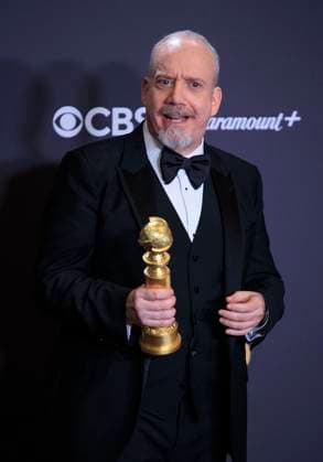 January 7, 2024, Beverly Hills, California, USA: Paul Giamatti in the press room of the 81st Annual Golden Globe Awards on Sunday January 7, 2024 at The Beverly Hilton Hotel in Beverly Hills, California. ARIANA RUIZ PI Beverly Hills USA - ZUMAp124 20240107_zaa_p124_110 Copyright: xArianaxRuizx